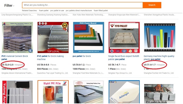 So sánh chất lượng các loại pallet PVC trên thị trường 