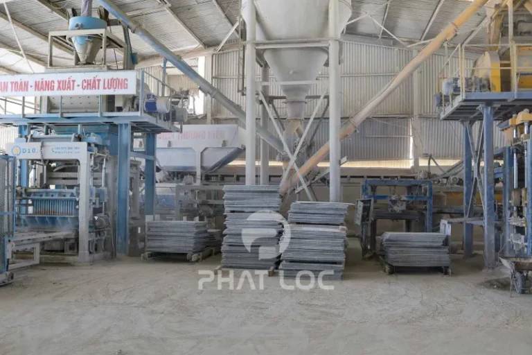 Các thiết bị cần có trong dây chuyền sản xuất gạch không nung