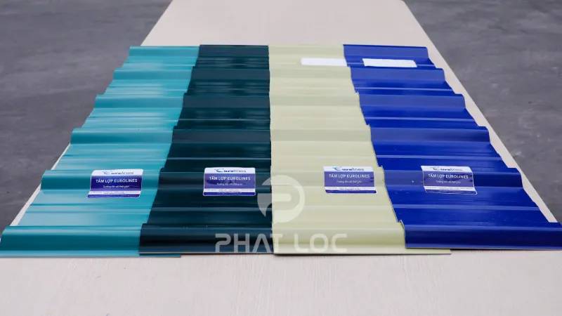 Giá & thị trường các loại tôn nhựa PVC/ASA cuối năm 2025