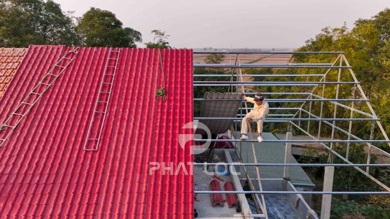 Khoảng cách xà gồ lợp ngói tiêu chuẩn