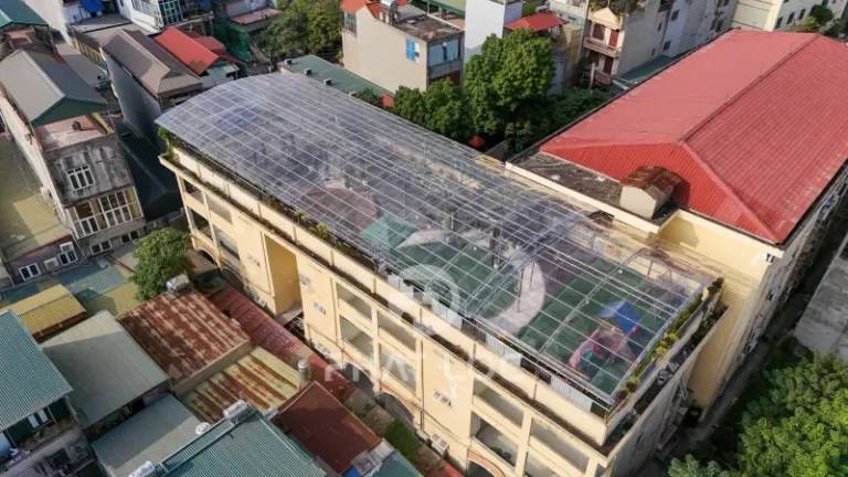 Mái che bể bơi, sân thượng, nhà xe