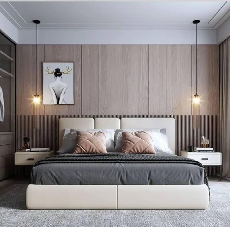 Ốp đầu giường phòng ngủ – Tạo điểm nhấn, cách âm nhẹ