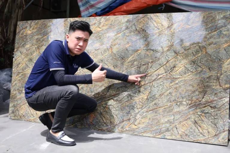 Tấm nhựa giả đá Granite vân rối tự nhiên