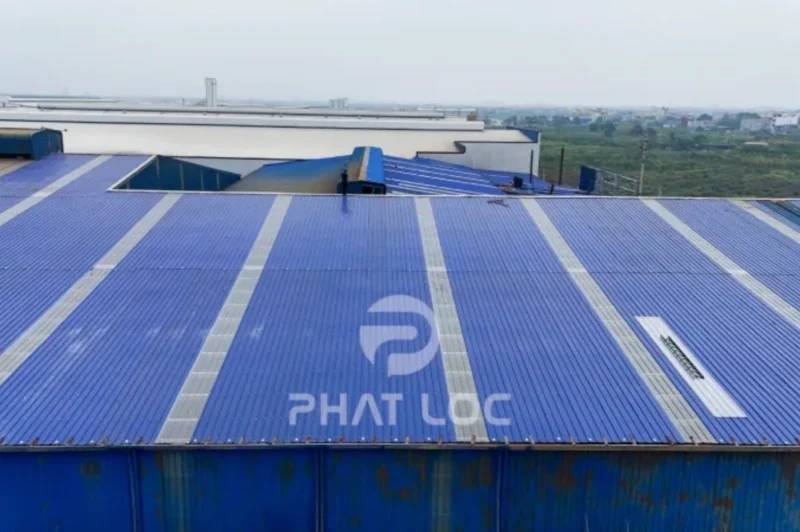 Tôn Nhựa Màu Xanh Dương