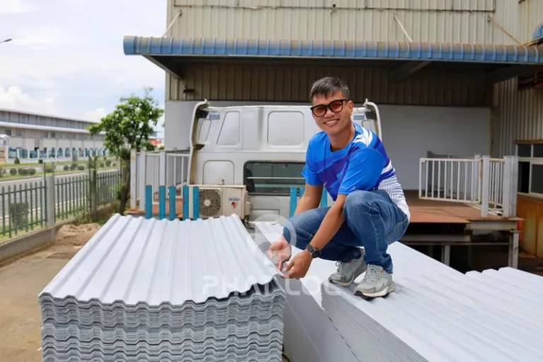 Tôn nhựa PVC/ASA – Độ bền cao, kháng ăn mòn, cách nhiệt vượt trội